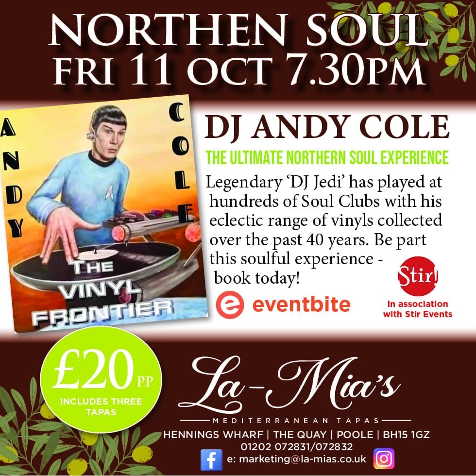 Northern Soul Night at La-Mia's